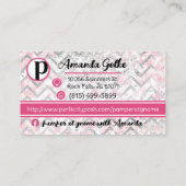 Carte de visite parfaitement Posh (Dos)