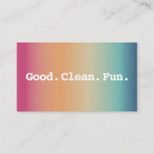 Carte De Visite Parfaitement POSH Advocate (Dos)