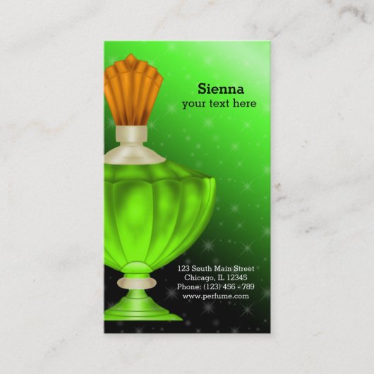 Carte De Visite Parfum (Devant)