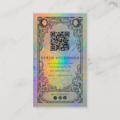 Carte De Visite Parfum Céleste | Luxe Holographique (Dos)