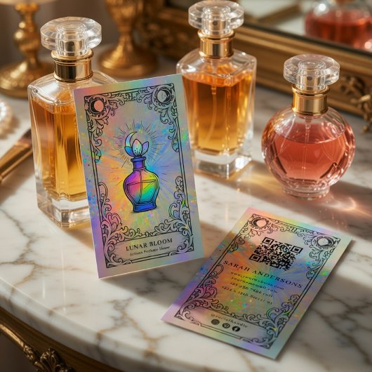 Carte De Visite Parfum Céleste | Luxe Holographique