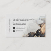 Carte De Visite Parfum de Veine Or Luxuriante (Dos)