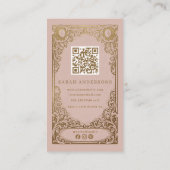 Carte de visite Parfum | Marque de parfum Bohème V (Dos)