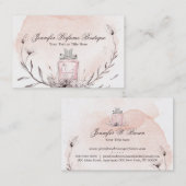 Carte De Visite Parfum Oils essentiels Signature Script (Devant / Derrière)