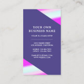 Carte De Visite Parfum rose Pervent Gradient Bouteille de Parfum (Dos)