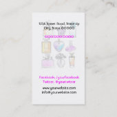 Carte De Visite Parfum tu Sales (Dos)