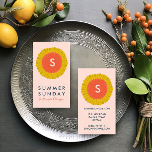 Carte De Visite Parfums doux Fleur de tournesol Faisy CUSTOM Initi