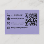Carte de visite parfums sels (Dos)