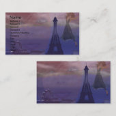 Carte de visite Paris Dreams (Devant / Derrière)