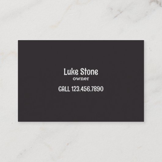 Carte De Visite Parking (Dos)