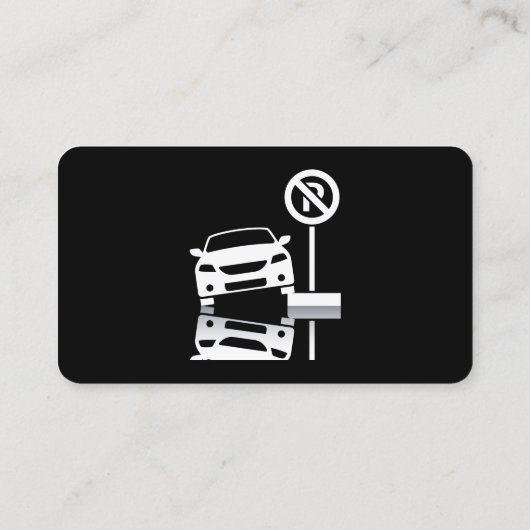 Carte De Visite Parking incorrect (Dos)