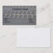 Carte De Visite parking vide (Devant / Derrière)