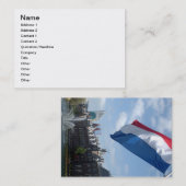 Carte De Visite Parlement néerlandais La Haye (Devant / Derrière)