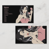 Carte De Visite Parler aux filles (Devant / Derrière)