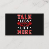 Carte De Visite Parler Moins Ascenseur Plus Formations De Poids De (Dos)