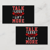 Carte De Visite Parler Moins Ascenseur Plus Formations De Poids De (Devant / Derrière)