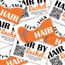 Parlons Coiffure Orange Modèle Coiffure Code QR