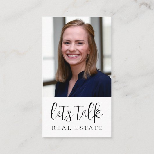 Carte De Visite Parlons Real Estate Professional (Devant)