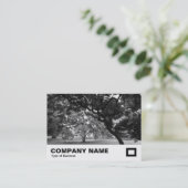 Carte De Visite Parmi les Magnolia Trees BW (Debout devant)