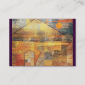 Carte De Visite PARNASSUS / ABSTRAIT, violet (Dos)