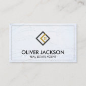 Carte De Visite Paroi déformée | Agent immobilier | Construction (Devant)