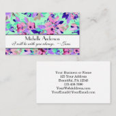 Carte De Visite Paroles de Jésus, je serai toujours avec vous, Flo (Devant / Derrière)