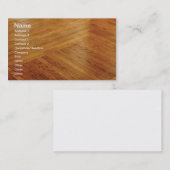 Carte De Visite parquet (Devant / Derrière)