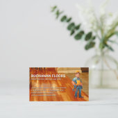 Carte De Visite Parquet | Carreaux | Entrepreneur général (Debout devant)