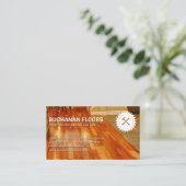 Carte De Visite Parquet et carrelage | Logo Saw et Hammer (Debout devant)
