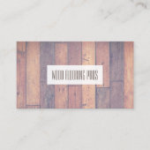 Carte De Visite Parquet | Menuiserie (Devant)