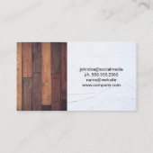 Carte De Visite Parquet | Spackle | Logo Handyman (Dos)