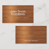 Carte De Visite Parqueter simple simple professionnel moderne (Devant / Derrière)