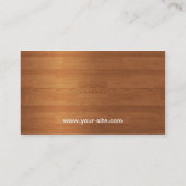 Carte De Visite Parqueter simple simple professionnel moderne (Dos)