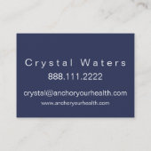 Carte de visite parti d'Ancres (Dos)