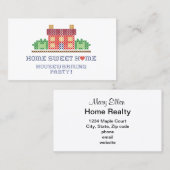 Carte De Visite Parti du réchauffement du foyer (Devant / Derrière)