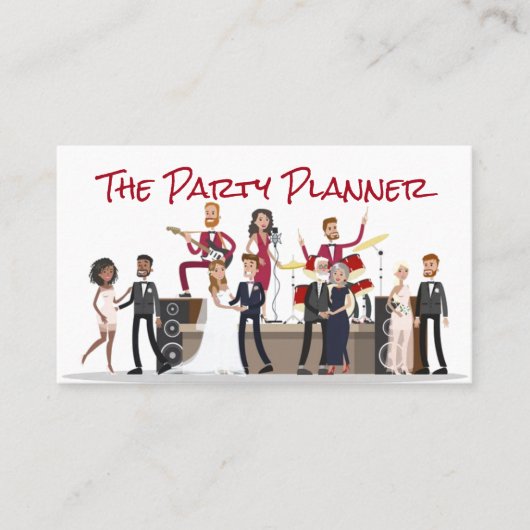 Carte De Visite Parti Planner Business Ca (Devant)