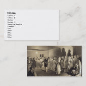 Carte De Visite Partie de danse chez Kagha-Choura, Dagestan, plat (Devant / Derrière)