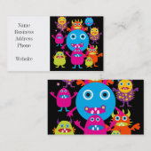 Carte De Visite Partie mignonne de créatures de coup drôle de (Devant / Derrière)