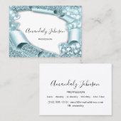 Carte De Visite parties scintillant 3D Maquillage Événement Coiffe (Devant / Derrière)