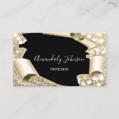 Carte De Visite parties scintillant 3D Maquillage Planificateur d' (Devant)