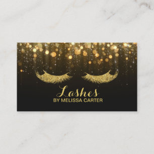 Carte De Visite Parties scintillant Beauté Salon Maquillage Artist