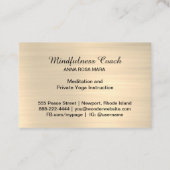 Carte De Visite *~* Parties scintillant Beurre d'or Mystical Magic (Dos)