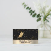 Carte De Visite *~* Parties scintillant Beurre d'or Mystical Magic (Debout devant)