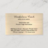 Carte De Visite *~* Parties scintillant Beurre d'or Mystical Magic (Dos)