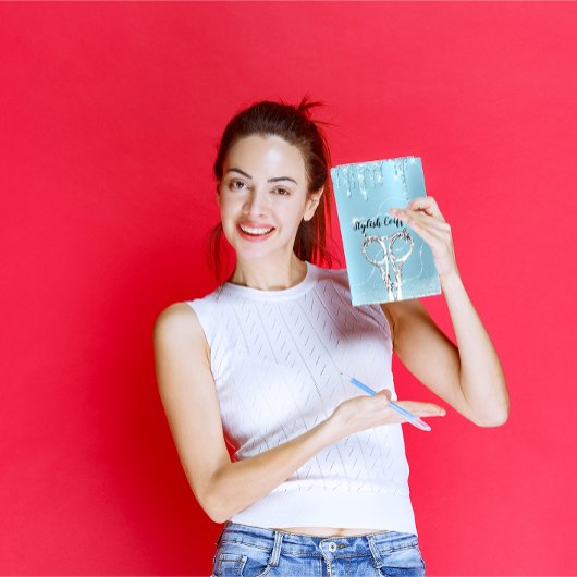 Carte De Visite Parties scintillant Bleu Cheveux Ciseaux Argent Co