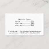 Carte De Visite Parties scintillant | Bokeh Glow Shimmer (Dos)