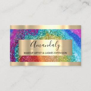 Carte De Visite Parties scintillant Cadre Planificateur d'événemen