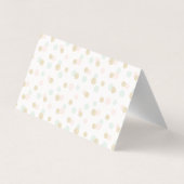 Carte De Visite Parties scintillant Confetti | Point Polka | Beaut (Dos)