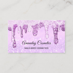 Carte De Visite Parties scintillant Cosmétique pour le maquillage