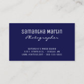 Carte De Visite Parties scintillant d'argent mousseux Aqua Blue Ce (Dos)